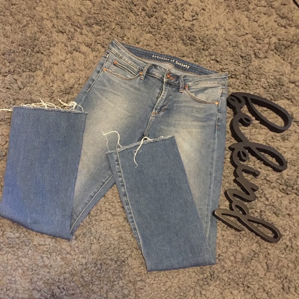 Articles of Society London Crop Flare Jeans 27